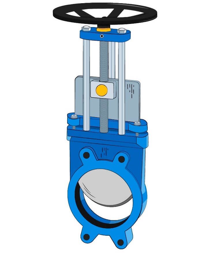 Шиберные задвижки: принцип работы, области применения